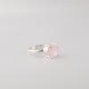 Rose Chalcedony Gemstone 925 Sterling Silver Handmade Designer Women Ring For Gift  RR-72-21