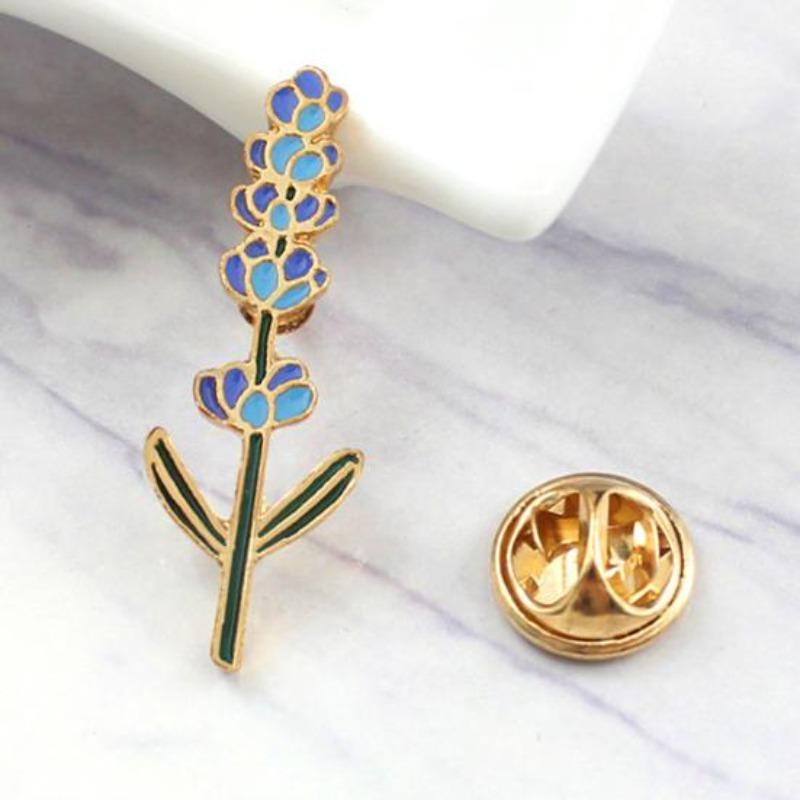 Spilla da donna con bottone a forma di fiore smaltato, spilla da donna, regalo di San Valentino
