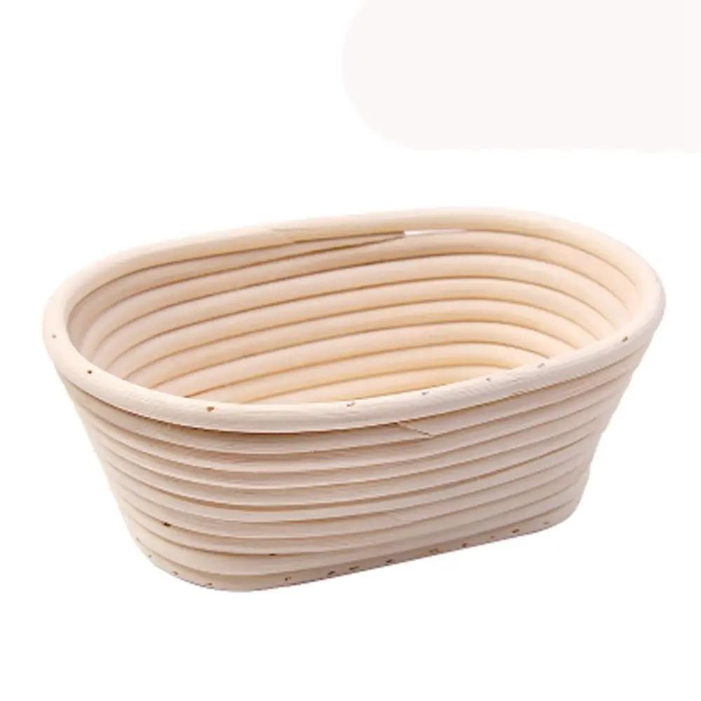 Oval Mass Proofing Handmade Bread Fermentation Banneton Brotform Wicker Rattan Basket Liner Baskets Dough Rising