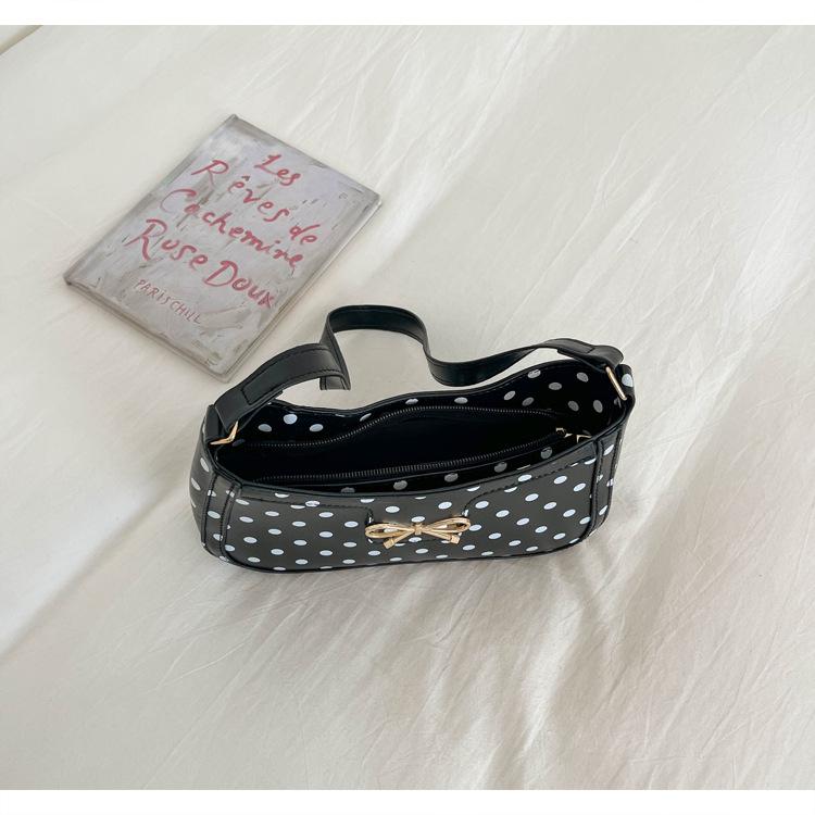 Exquisite Women's Polka Dot Crossbody Bag - 2026 Fashion Style, Versatile, High-End Feel, Single Shoulder or Underarm Wear.