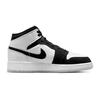 Air Jordan 1 Mid SE GS Diamond Kids Sneakers White Black Multi-Color DN4321-100