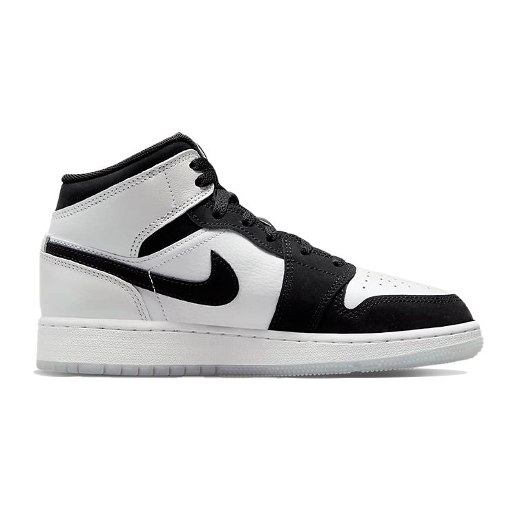 Dětské tenisky Air Jordan 1 Mid SE GS Diamond Bílá Černá Vícebarevná DN4321-100