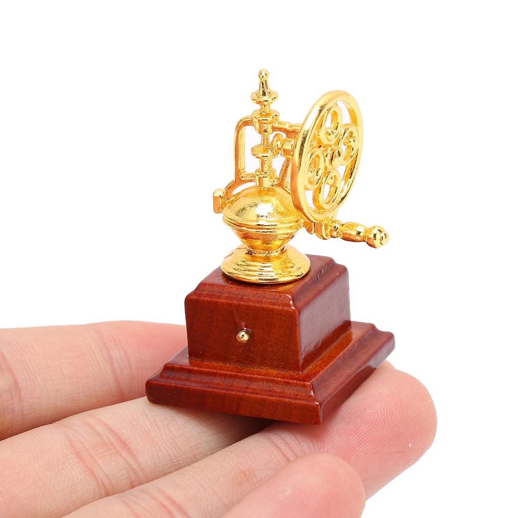 1:12 Metal Coffeemaker Simulation Kitchen Furniture Doll House Miniature Accessories