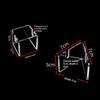 1pc Hand Fan Display Stand Bracket Clear Acrylic Holder Storage Support Foldable Fan Stand Holder Space-Saving Desk Organizer