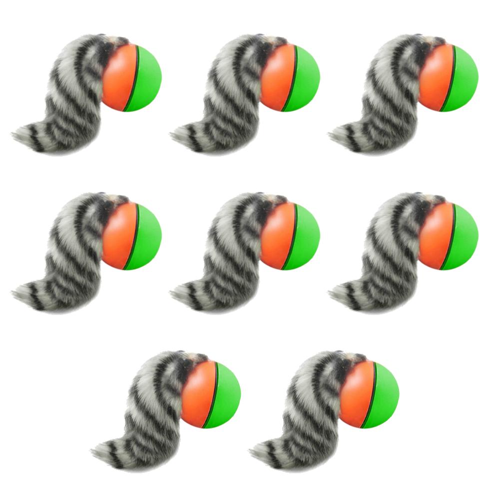 10-1pcs Pet Dog Cat Toy Electric Beaver Weasel Rolling Ball Chasing Toys Chewing Teeth Grinding Toys Claws Bite Supplies Random