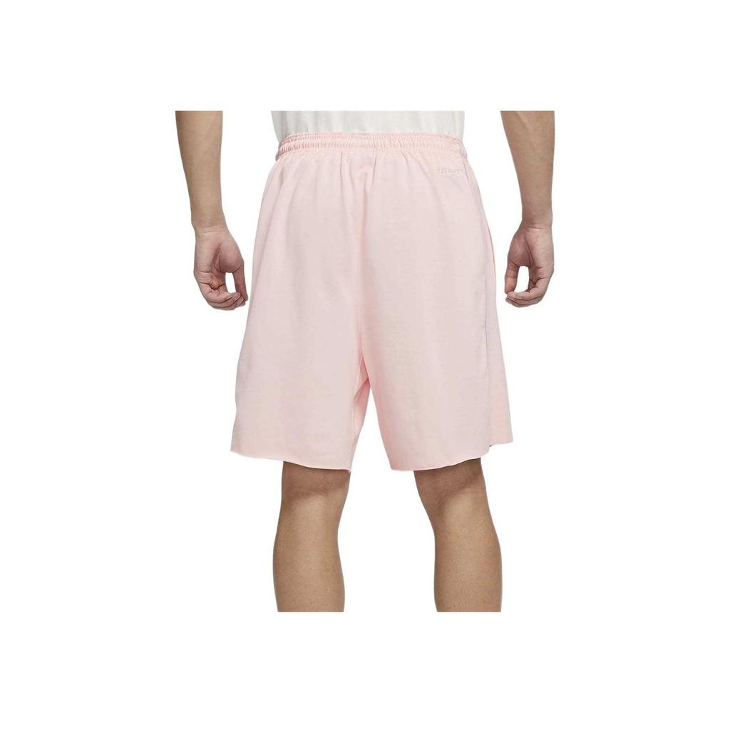 Nike Standard Issue Printed Logo Solid Color Shorts Men Bottoms Pink DH7384-610