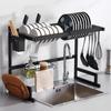 Laiqianle Drainer Above the Kitchen Above the Large Above the Sink Drainer Width Dish Suction Reinforced High Easy to Assemble Rack, Sink, Rack, Sink,