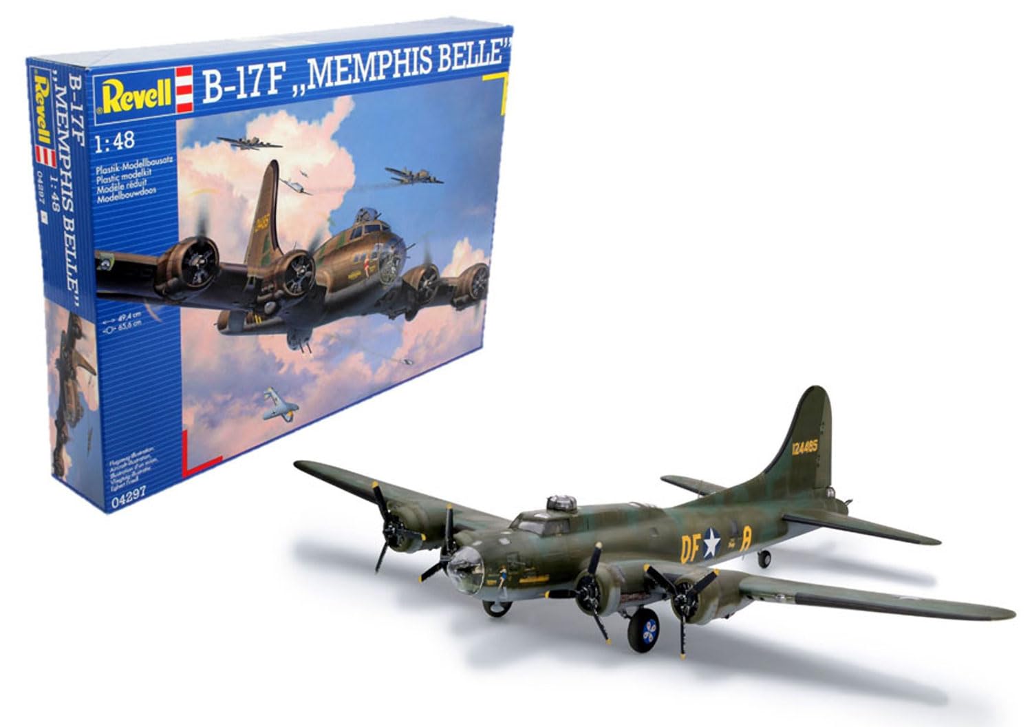 

German Revell Memphis Belle Plastic Model 1/48 B-17F