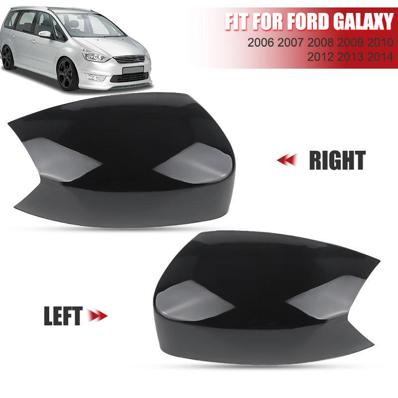 Glänzende Weiße/Glänzende Schwarze Rückspiegelabdeckung Für Ford S-MAX Galaxy S-Max 2006 2007 2008 2009 2010 2011-2015 KUGA/Escape 2008