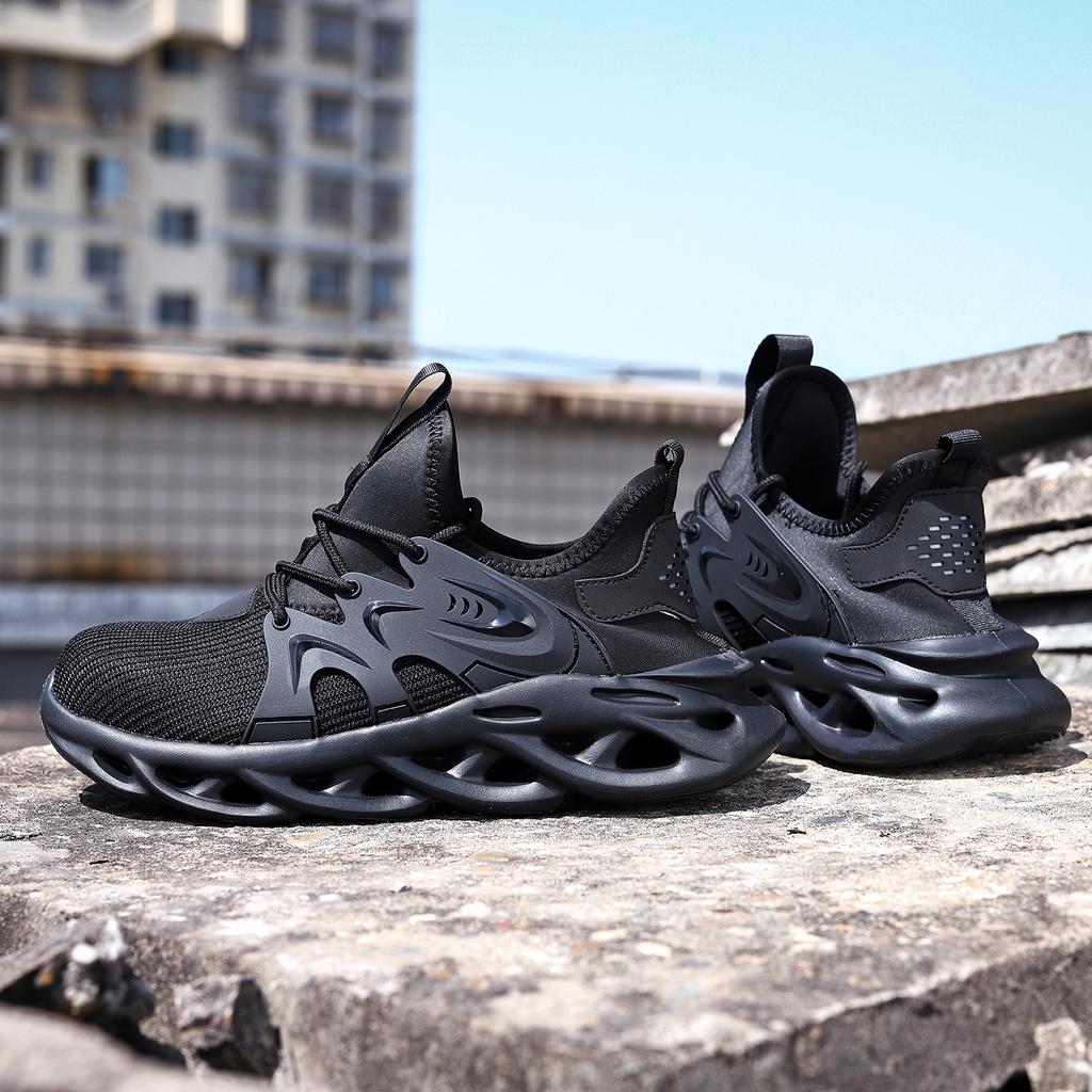 Work Sneakers Steel Toe Shoes Men Safety Shoes Puncture-Proof Boots Fashion Indestructible Footwear Security wear resistant