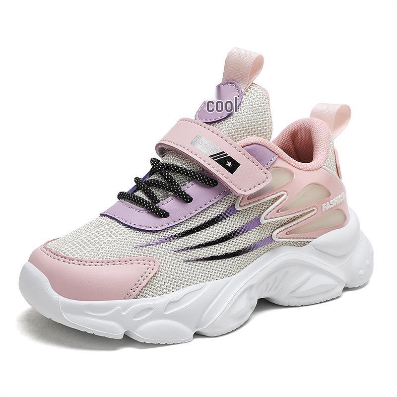 Children's Breathable Mesh Running Shoes for Girls Ages 6-12 - Spring/Autumn