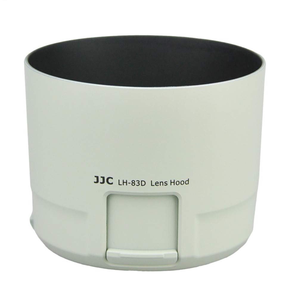 JJC Reversible Lens Compatible with Canon and Canon EF IS II USM Adjustable White Hood, ET-83D 100-400mm F4.5-5.6L Lens, Filter,