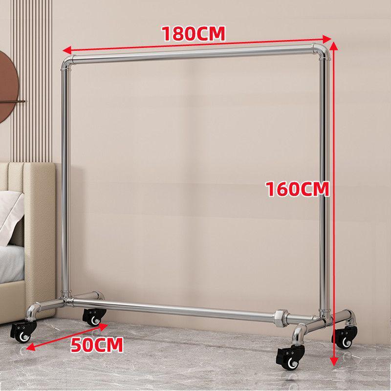 

Пересувна кована залізна стійка для одягу та сушіння