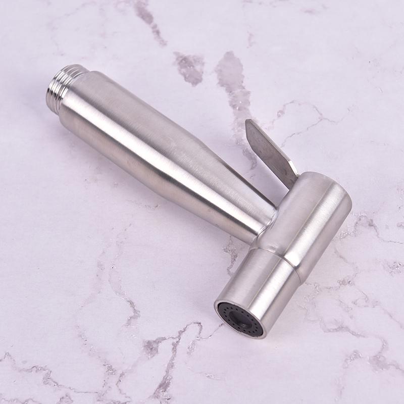 Toilet Bidet Spray Stainless Steel Handheld Shattaf Bathroom Sprayer Shower Head