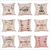 Arrow Feather Pattern Pillowcase: Stylish Sofa & Car Cushion Decor