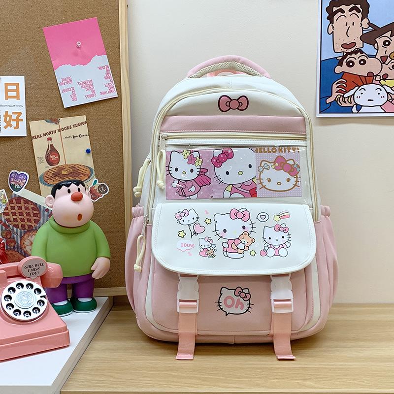 School Bag Cartoon Large Capacity Multi-compartment Cute - Grade Versatile Casual Sweet