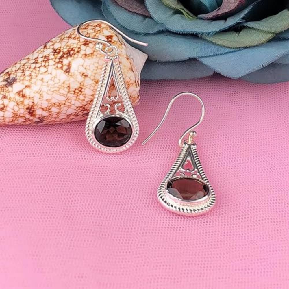 Серьги ручной работы с драгоценными камнями для девочек и женщин для процветания — фото 6