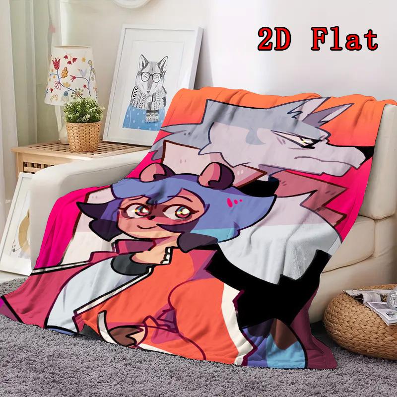 BNA 2D Flat Pattern Flannel Blanket High quality All Seasons Warmth and Comfort Perfect for Christmas Gifts.