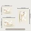 2D Flat Printing Poodle Dog Backdrop for Aesthetic Bedroom & Living Room