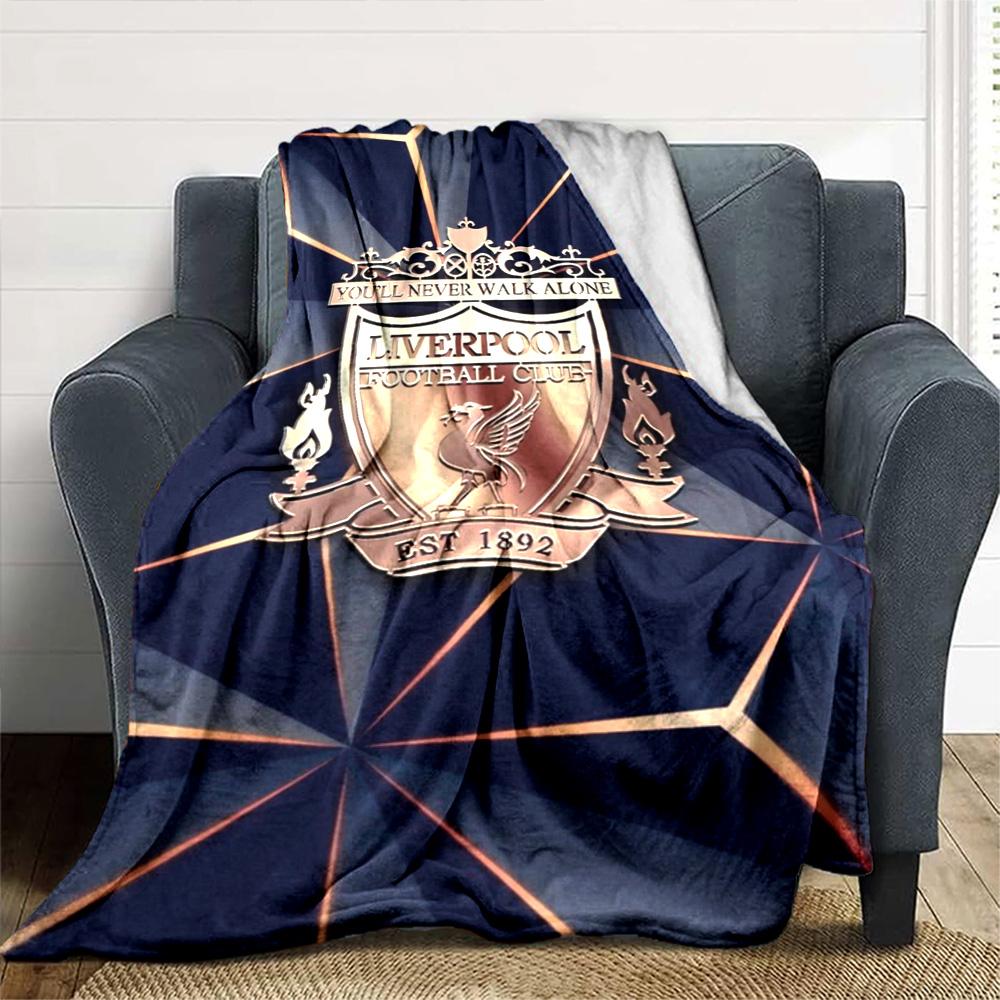 Liverpool Blanket Soft & Cozy Perfect for Couch Office Seaside for All Occasions Playful Design Ideal Gift For Birthday Valentine'S Day