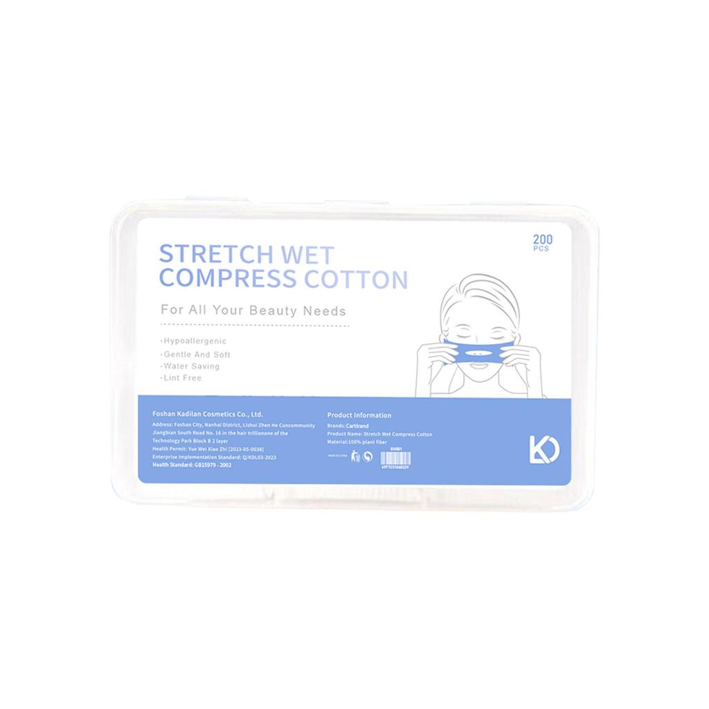 Stretchable Ultra-Thin Disposable Cotton Face Pads with Pre-Cut Nose Opening