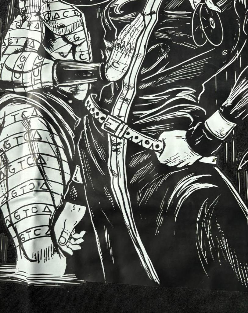 [USED] JOJO JoJo's Bizarre Adventure Father Pucci Anime T-Shirt Jump