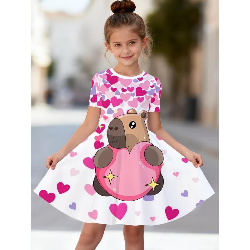 Vestito per bambine Moda Capibara Vestiti per bambini Estate Vestiti per bambine Comodo
