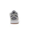 Air Jordan 1 Low Georgetown Herren Sneaker Weiß Neutralgrau Gummi-Mittelbraun 553558-146
