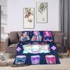 KPop Demon Hunters Super Soft Blanket  Students Plush Throw Blanket Graphic Living Room Flannel Bedspread Sofa Bed Cover