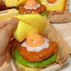 Big Burger Squishy Slow Rising Beef Hamburger Bread Squeeze Toy - Stress Release Hand Relax Toy Layered Slow Rebound