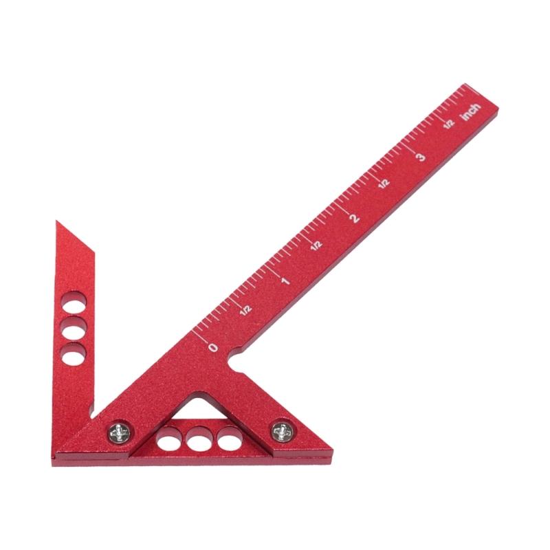 Hohe Genauigkeit Holzbearbeitungs-Mittelpunktsucher & Winkelmesser Aluminium-Anreißwerkzeuge Ergonomisches Holzbearbeitungs-Messwerkzeug