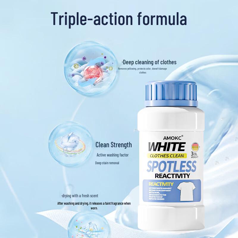 AMOKC White Fabric Whitening & Stain Remover