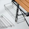 Portable Hanging Storage Basket For Table Office Camping Foldable Aluminum Desk Shelf Organizer