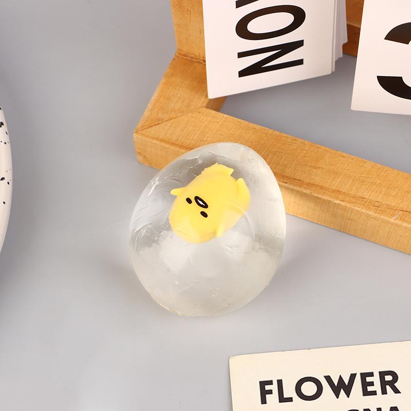 

Cute Clear Egg Stress Relief Ball Toy Transparent Stretch Elastic Ball Antistress Toys For Adults Kids Party Favor 1Pcs