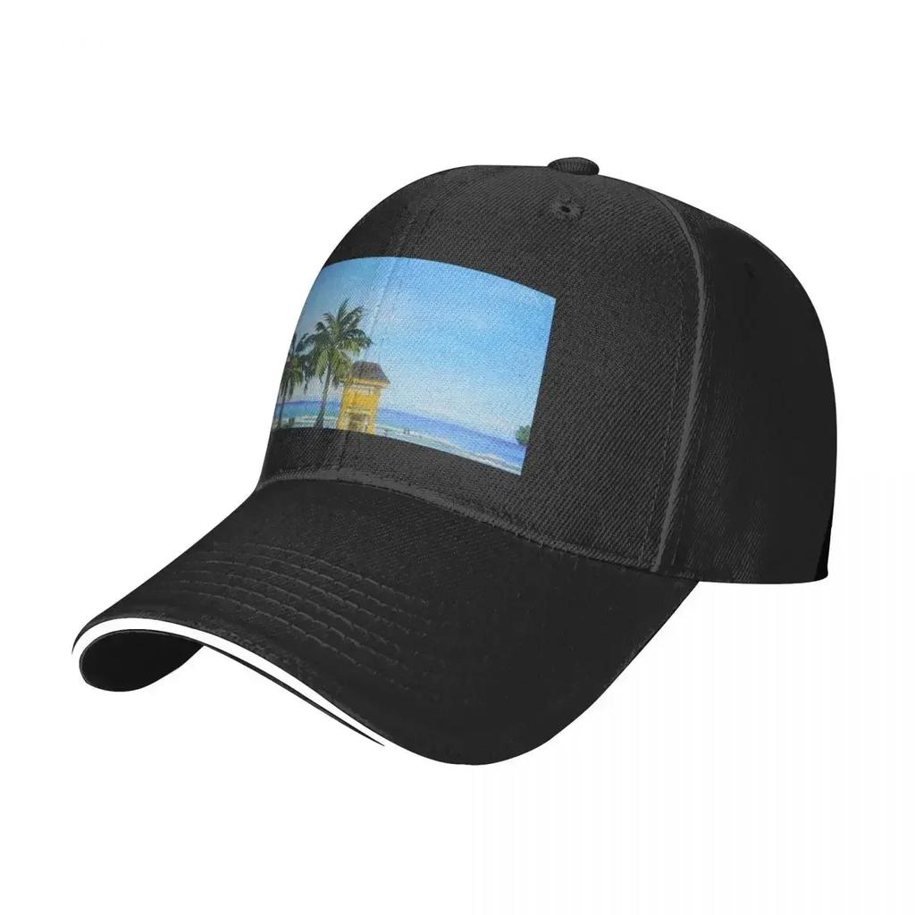 Maracas Beach Guard Hut Baseball Cap Sun Cap Sun Hat For Children Fluffy Hat For Girls WoUnisexs