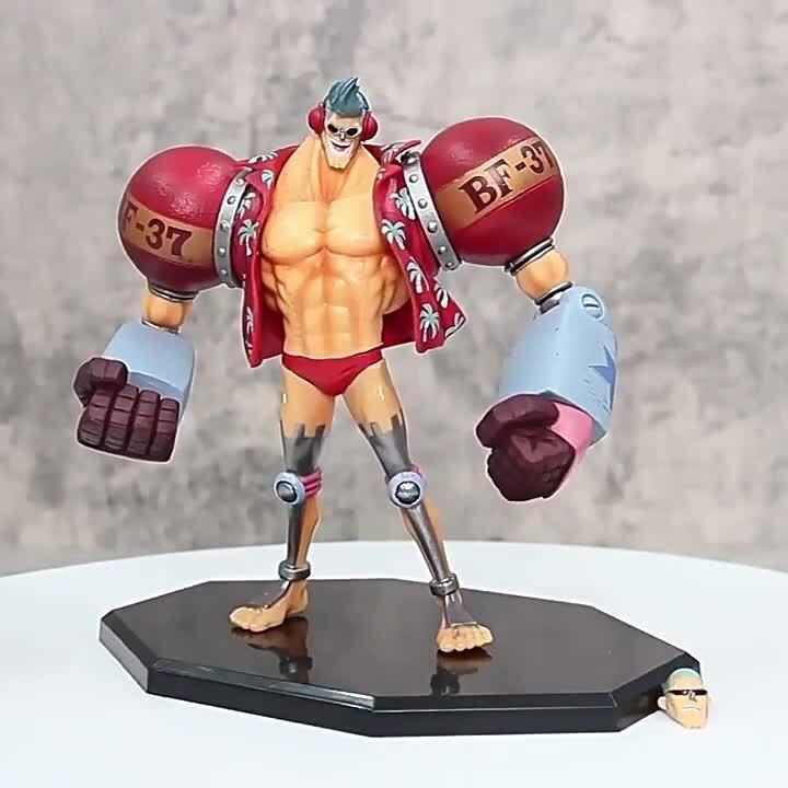 Dárková krabička na hračky z kolekce Anime One Piece Franky Double Head Ornament z kolekce figurek