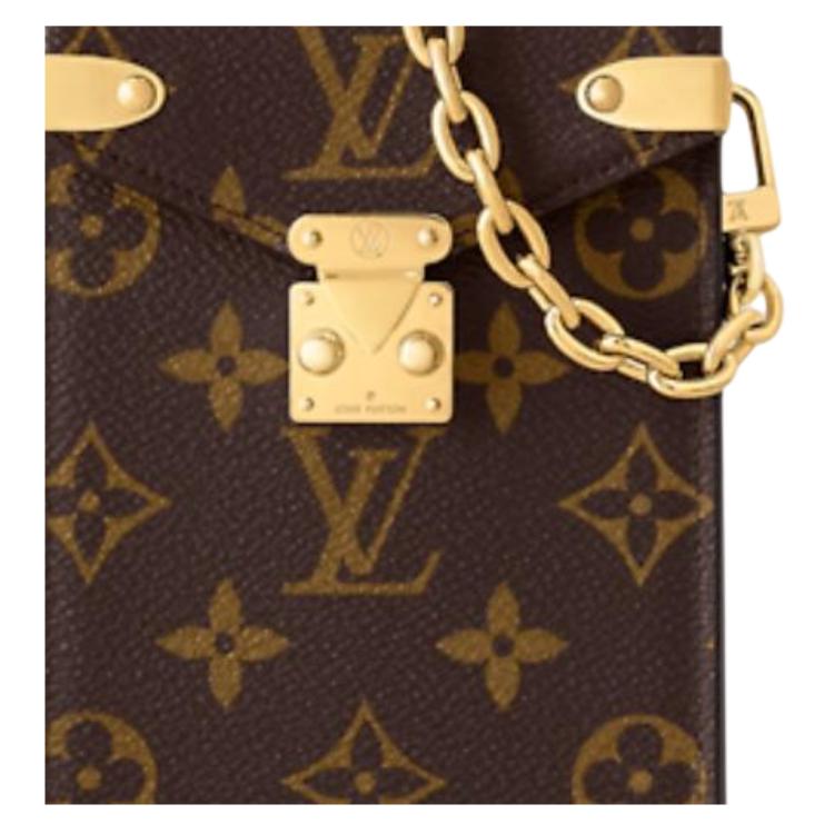 Louis Vuitton Phone Pouch MéTis Brown Monogram Canvas Women Bags M13572