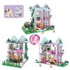 Creative Fairy Tale Flower House Architecture Building Blocks creative DIY tabletop decoration Toys Christmas birthday gifts