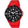 Men S Quartz Watch Mrw 200hc 4bv gloSS Orange   Black