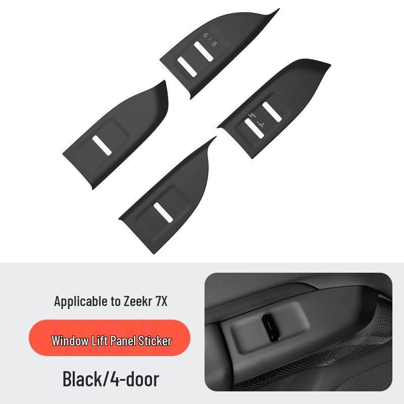 Caixas de Armazenamento Ocultas Compatíveis para 25 Modelos Zeekr 7X: Porta, Console Central, Debaixo do Assento, Apoio de Braço em Silicone