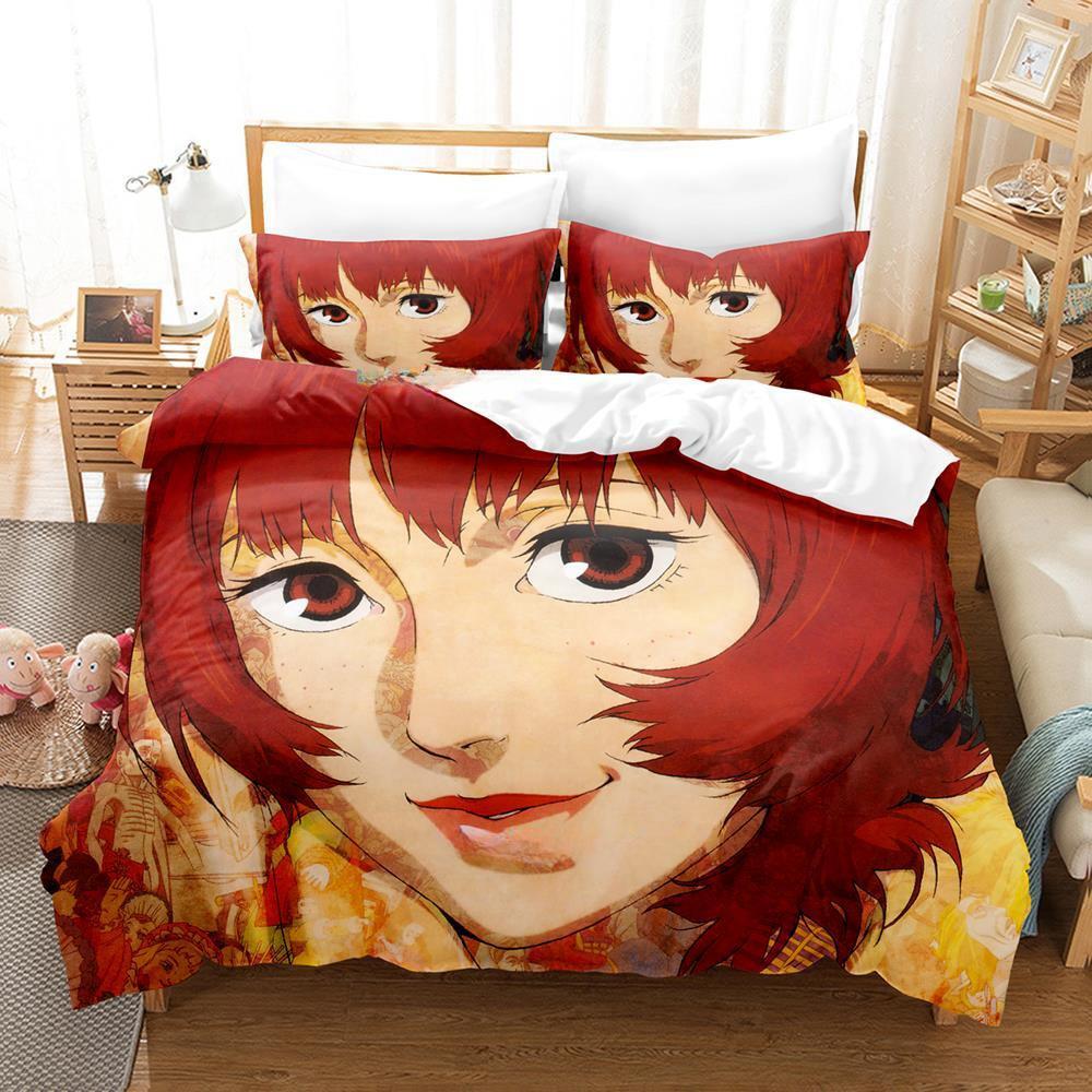 New Paprika Movie Bedding Set Single Twin Full Queen King Size Bed Set Adult Kid Bedroom Duvet cover Sets 3D Anime Bed Sheet Set