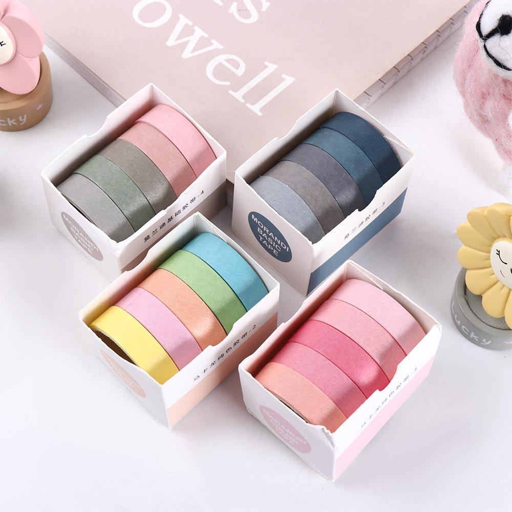 Office Supply Students Stationery Decorative Tape Scrapbooking Adhesive Tape Tape Set Masking Tape