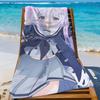 Uzawa Reisa B-Blue A-Archive Towel Sports Quick Dry Travel Camping Gear Sandproof Soft Light Large Beach Towel