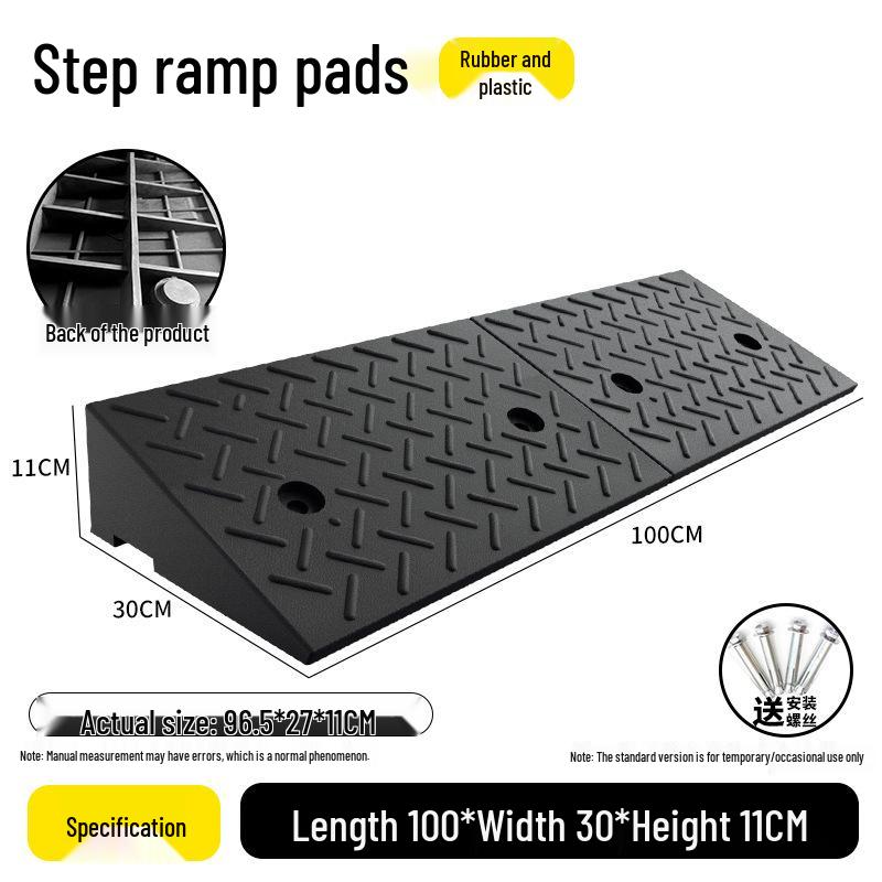 Rubber Curb Ramp for Cars and Household Steps