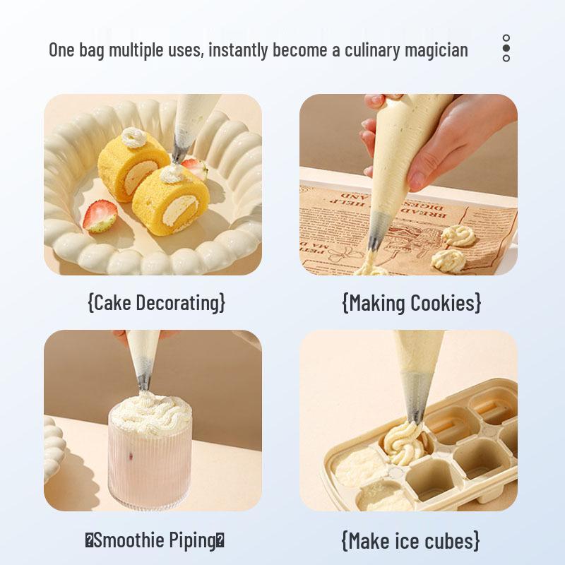 Thickened Disposable Piping Bags for Cream, Cookies, Cakes, or Baby Food