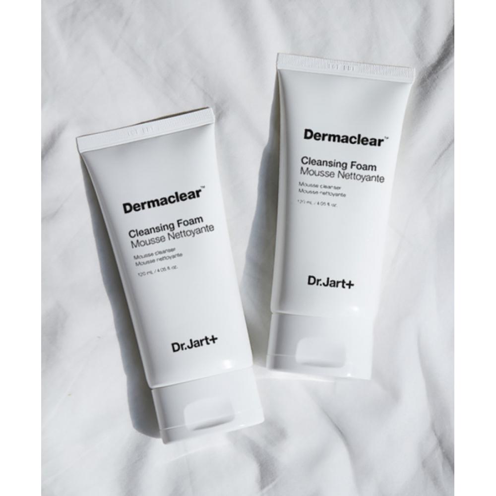 Dr.jart 2er-Pack Derma Clear Reinigungsschaum 120ml + Power Derma Barrier Creme 7ml 1 Gratis