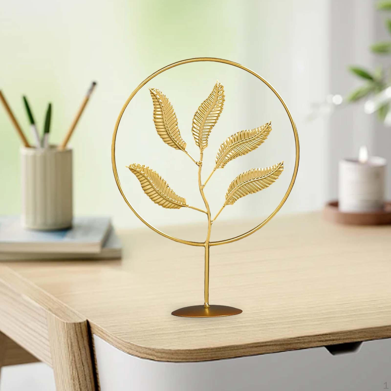 

Абстрактная металлическая статуя, фигурка, украшение стола, золотые коллекционные поделки ручной работы для семьи и Style B