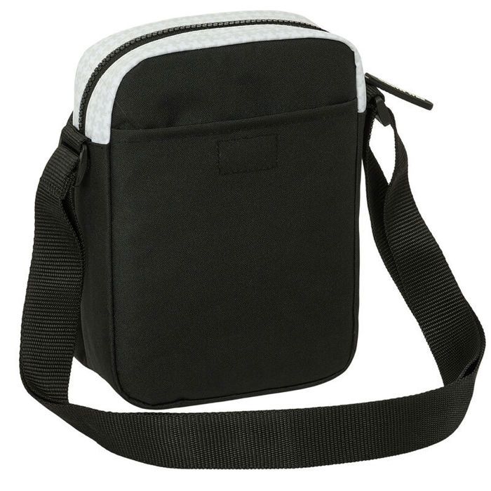 Sac bandoulière - Safta - Real Madrid 24/25 - Noir/Blanc - 16x6x22cm - Zippée