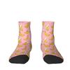 Cartoon Banana Print Pattern Soft Breathable Trend Hip Hop Versatile Low-top Men Socks Suitable Holiday Gifts