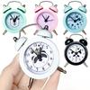 Mini Metal Alarm Clock Cute Creative Student Children's Small Alarm Clock Exchangeable Clock Face